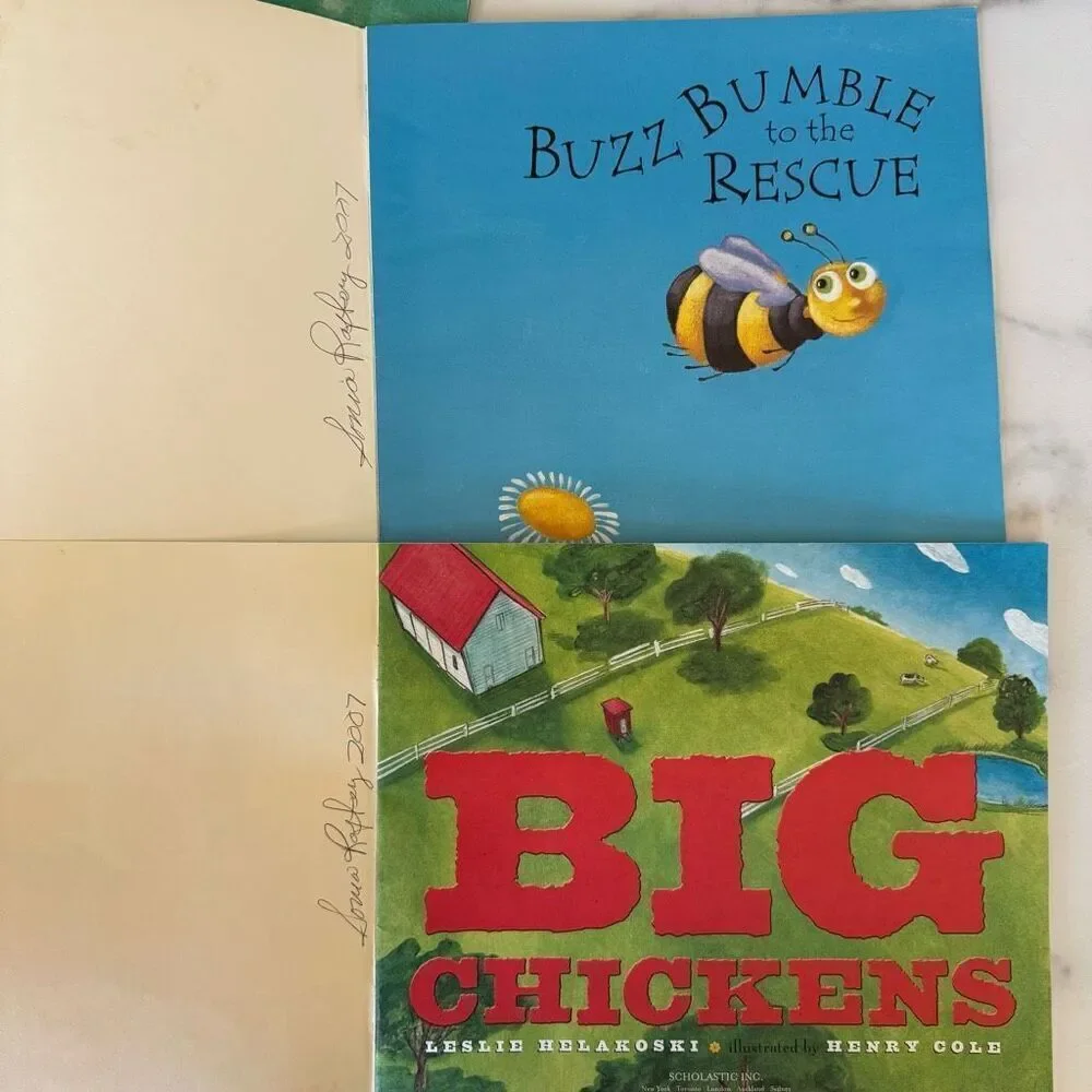 The Cow Who Clucked Big Chickens Buzz Bumblebee children’s bundle of 3 book